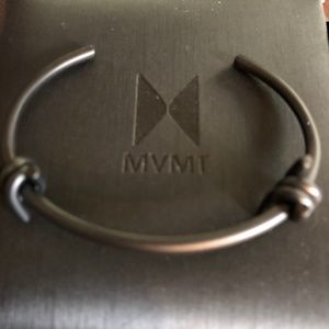 MVMT Double Barbed Cuff Matte Black